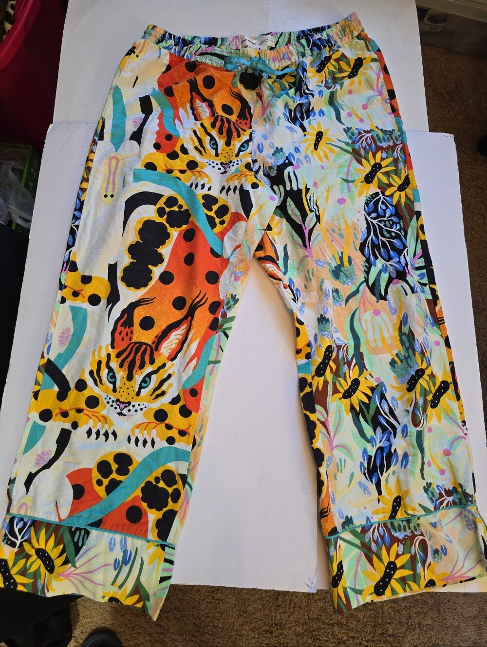 Marcos Navarro For Anthropologie In The Wild Pajama Bottom Size L